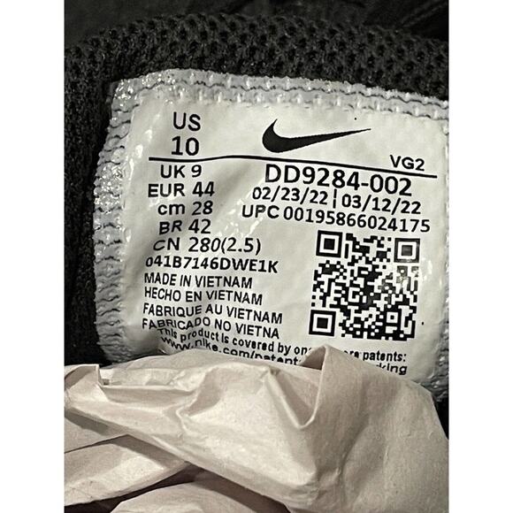 NIke Flex Experience RN 11 Black Sneaker Men's Shoe Size 10 - Picture 7 of 7